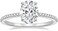EAMTI 3CT 925 Sterling Silver Engagement Rings Oval Cut Cubic Zirconia CZ Wedding Promise Rings for Her Stunning Wedding Bands for Women Size 3-11.