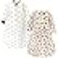 Hudson Baby Unisex Baby Premium Quilted Long Sleeve Sleeping Bag and Wearable Blanket, Moose, 12-18 Months.