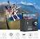 كاميرا Jadfezy Action Camera FHD 1080P 12MP، كاميرا مقاومة للماء تحت الماء 98 قدم/30 متر مع بطاريتين، كاميرا رياضية بزاوية واسعة مع مجموعة ملحقات مناسبة للخوذة والدراجة وما إلى ذلك.