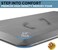 ComfiLife Anti Fatigue Floor Mat 3/4 Inch Thick Perfect Kitchen Mat, Standing Desk Mat Comfort at Home, Office, Garage Durable Stain Resistant Non-Slip Bottom (24" x 70", Gray.