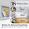 HOMSTO Vinyl Sticker Paper, Matte Printable Sticker Paper for Inkjet Printer, Quick Drying, Water Resistant, Scratch Resistant, Sticks to Most Surfaces, 8. 5 x 11 Inches, 20 Sheets.