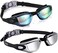 Aegend Kids Swim Goggles, Pack of 2 Swimming Goggles for Children BoysGirls Age 3-14.