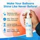 HI-FLOAT 8 Ounce Sprayer Balloon Shine Solution, Multicolor, 8 Ounce Hi-Float Hi-Shine With Sprayer, 00301-HF.