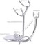 JEQUIL&amp;CORENVEO JEQUILCORENVEO Deluxe Razor and Shaving Brush Stand with Bowl, 2 Pcs Razor and Brush Holder Set for Shaving Brush and Straight Razors, Barber Razors, Safety Razors.