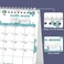 Mokani Desk Calendar 2024-2025, Monthly Desktop Calendar, Standing Flip Calendar with Thick Paper(Oct. 2024 - Dec. 2025, 10" x 8. 25", Academic Year Standing Desk Calendar with Planner Stickers.