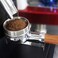 Agatige 58mm Espresso Dosing Funnel, Magnetic Aluminum Alloy Coffee Powder Dosing Ring Coffee Machine Accessories, Silver.