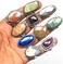 Silver Carats Chunky Rings Pack for Women - 10 Pcs - Stackable Fashion Ring Set, Plated Statement Knuckle Handmade Gemstone Gothic Vintage Rings for Girls.