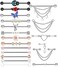 Fanpei 17pcs 14G Stainless Steel Long Industrial Barbell Earrings Cartilage Helix Conch Body Piercing Jewelry, Metal, agate,.