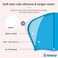 Keary 2 Pack Updated Silicone Swim Cap for Long Hair Women Girl Waterproof Bathing Pool Swimming Cap Cover Ears to Keep Your Hair Dry, 3D Soft Stretchable Durable and Anti-Slip, Easy to Put On and Off