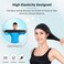 Keary 2 Pack Updated Silicone Swim Cap for Long Hair Women Girl Waterproof Bathing Pool Swimming Cap Cover Ears to Keep Your Hair Dry, 3D Soft Stretchable Durable and Anti-Slip, Easy to Put On and Off