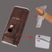 AMANCY Luxury 3 Holder Classy Black Brown Crocodile Pattern Leather Cigar Humidor Case Set with Lighter and Cutter - Great Cigar Gift Kit for men.