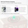 MOSITO Digital Wooden Alarm Clock with Wireless Charging, 0-100% Dimmer, Dual Alarm, Weekday/Weekend Mode, Snooze, Wood LED Clocks for Bedroom, Bedside, Desk, Kids (White.