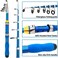 Kilitn Kids Fishing Rod, 1. 5M 61Inch 4. 92Ft Portable Telescopic Fishing Pole and Reel Combos and String with Fishing Line Full Kits, Youth Fishing Pole Fishing Gear for Kids, Boys, Girls, and Adults