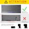 CaseBuy Keyboard Cover for 2020 Lenovo IdeaPad 5 15. 6 inch/IdeaPad Flex 5 15IIL05 / Lenovo Flex 5 15 15. 6 Laptop with Numeric Keypad, Lenovo IdeaPad 5 Keyboard Skin, Clear.