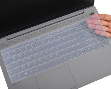 CaseBuy Keyboard Cover for 2020 Lenovo IdeaPad 5 15. 6 inch/IdeaPad Flex 5 15IIL05 / Lenovo Flex 5 15 15. 6 Laptop with Numeric Keypad, Lenovo IdeaPad 5 Keyboard Skin, Clear.