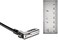 Kensington Slim Combination Laptop Lock for Ultra-thin Laptops, Security Computer Lock Cable, T-Bar Standard Slot for HP Lenovo Asus Acer, Resettable 4-wheel Number Code with 6 Foot Cable, K60600WW.