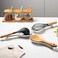 NJCharms Ceramic Spoon Rest for Stove Top, Porcelain Spoon Holder, Large Utensil Rest for Kitchen Counter, Spoon Rest for Spoon, Ladle, Spatula, Modern Farmhouse Kitchen Decor, 1 Pc.