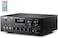 Moukey Home Audio Amplifier Stereo Receivers with Bluetooth 5. 0, 220W 2. 0 Channel Power Amplifier Stereo System w/USB, SD, AUX, RCA, MIC in w/Echo, LED for Karaoke, Home Theater Speakers - MAMP1.