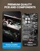 Moukey Home Audio Amplifier Stereo Receivers with Bluetooth 5. 0, 220W 2. 0 Channel Power Amplifier Stereo System w/USB, SD, AUX, RCA, MIC in w/Echo, LED for Karaoke, Home Theater Speakers - MAMP1.