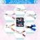 Acejoz Jewelry Pliers, 6pcs Jewelry Making Tools Kit Includs Needle Round Nose Pliers, Wire Cutters, Crimping Pliers, Bent Nose Pliers, End Nippers for Beading Craft.