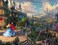 Ceaco - 4 in 1 Multipack - Thomas Kinkade - Disney Dreams Collection - Tangled, Sleeping Beauty, Peter Pan,Mickey and Minnie - (4500 Piece Jigsaw Puzzles, 18 x 14.