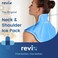 REVIX Ice Pack for Neck and Shoulders Upper Back Pain Relief, Large Neck Ice Pack Wrap with Soft Plush Lining, Reusable Gel Cold Compress for Rotator Cuff Injuries, Swelling.