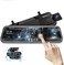 Jansite 10'' Mirror Dash Cam Night Vision 1080P FHD Full Touch Screen Front and Rear View Backup Camera for Cars Loop Recording Streaming Media 170Wide Angle Parking Assistance with 10 Meters Cable.
