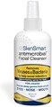 SkinSmart Antimicrobial Facial Cleanser Spray to Remove Viruses and Bacteria Around Eyes, Nose and Mouth, Fight Maskne, 8 oz Spray Non-Irritating Hypochlorous Spray.