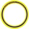 قرص طائر خارجي من نوع Aerobie Sprint Ring، مقاس 10 بوصات، لون أصفر.