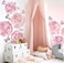 Shyneer Kids Bed Canopy,Princess Hanging Mosquito Net for Baby Crib Nook Castle Nursery for Kid's Room Decor,Pink.