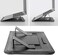 Nillkin 15. 6 inch Laptop Sleeve Case Laptop Stand Adjustable, Computer Shock Resistant Bag with Mouse Pad for MacBook Pro 16"/15" 15. 6" Dell Lenovo HP Asus Samsung Sony Chromebook Computer, Gray.