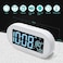 DreamSky Alarm Clocks for Bedrooms, Auto Set Digital Desk Clock for Bedside Nightstand, Electric Clock with Dimmable Brightness Dimmer, Auto DST, USB Port, Date, Temperature, Snooze.