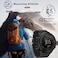 ساعة يد رقمية متعددة الوظائف للرجال من AVTREK NORTH EDGE Apache، مناسبة للرياضات الخارجية، ساعة ذكية للسباحة، ساعات عسكرية، مقياس ارتفاع، بارومتر، بوصلة، مقاومة للماء حتى عمق 50 مترًا، لون أسود.