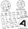 Lamoutor 43Pcs Car Emblem Letters Sticker DIY 3D Chrome Number Symbol Badge Decal.