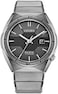 Citizen Men's Eco-Drive Sport Luxury Armor Watch in Super Titanium, Black Dial (Model: AW1660-51H, Black.