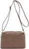 FashionPuzzle Triple Zip Small Crossbody Bag.