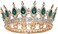 FORSEVEN Queen Crown Rhinestone Wedding Crowns and Tiaras for Women Costume Party Hair Accessories Princess Birthday Crown Crystal Bridal Crown.