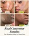 Gleamin Vitamin C Clay Mask - 10-Minutes for Dark Spots, Turmeric Face Mask Skin Care, Deep Cleansing Pores - Facial Improves Uneven Tone, Post-Blemish, Visibly Brighten, Scarring and Texture - 2. 5 O