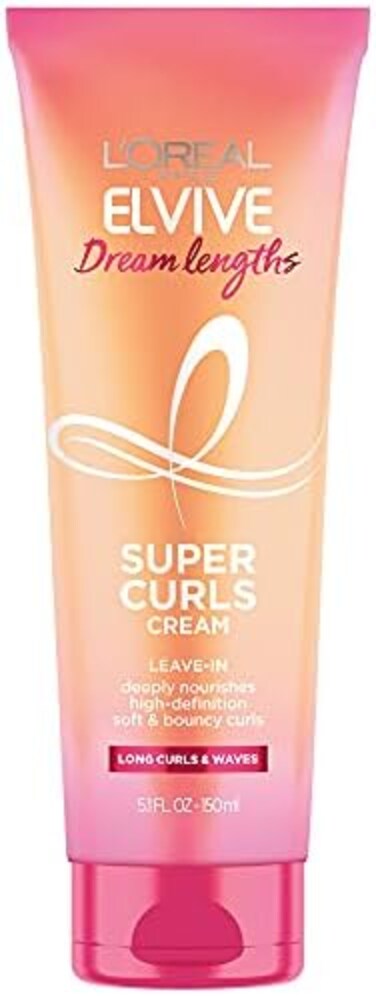 L'Oreal Paris L&rsquo;Or&eacute;al Paris L'Oreal Elvive Dream Lengths Super Curls Cream Leave-In, 5. 1 Ounce.