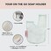 Kitsch Bar Soap Saver Bag - Soap Dish and Soap Holder for Shampoo Bar, ConditionerBody Wash &ndash; Recycled Mesh Beauty Bar Soap Pouch, Eco-Friendly, Patented Bag - Mint.