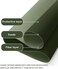 YSAGi Non-Slip Desk Pad,Mouse Pad,Waterproof PVC Leather Desk Table Protector,Ultra Thin Large Desk Blotter, Easy Clean Laptop Desk Writing Mat for Office Work/Home/Decor(Olive Green, 31. 5" x 15. 7".
