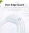 Wanmin Car Door Edge Guards Clear, 16Ft PVC Rubber Seal Protector U Shape Edge Trim Universal Fit for Most Cars.
