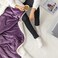 NANPIPER Couch Blanket Reversible Sherpa Flannel Blanket Ultra-Soft Plush Warm Fleece Microfiber (60"x80",Cassis Purple.