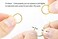 HQLA 4 أزواج/قطع حلقات أنف مفصلية من الفولاذ الجراحي عيار 18G، حلقات حلزونية، غضروفية، دايث، تراغوس، أقراط نائمة، ثقب الجسم للنساء والرجال 6 مم 8 مم 10 مم 12 مم.