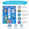 Simply Magic Kids Calendar 2023 - My First Daily Magnetic Calendar for Kids, All About Today Board, Days of The Week Calendar for Kids - Preschool Classroom Calendar for Wall, Circle Time Calendar.