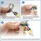 TICONN 40PCS Hose Clamp Set - 1/4''&ndash;1-1/8'' 304 Stainless Steel Worm Gear Hose Clamps for Pipe, Intercooler, Plumbing, Tube and Fuel Line.