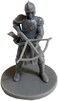 مجموعة DRUNK'N DRAGON DND Guards Minis 25 مجسمات خيالية لألعاب الطاولة/Dungeons and Dragons Roleplaying Games - مجموعة مجسمات غير مطلية - مجموعة بداية الشخصيات - متوافقة مع DND.