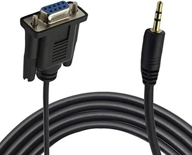 FENGQLONG DB9 Female to 2. 5mm,Stereo 2. 5 mm Jack to DB9-F 9Pin RS232 Serial Port Converter Cable.