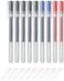MUJI Gel Ink Ballpoint Pens 0. 38mm Set of 9 Pack (5 Black 2 Blue 2 Red.