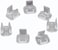 Ledlenser 99 Lighting 200 Pieces LED Neon Mounting Clips,Install Fittings Clips,Fixing Clips Accessories for 6mm 6x12mm Silicone led neon Flex Strip Lighting,Make The neon Signs (6mm.